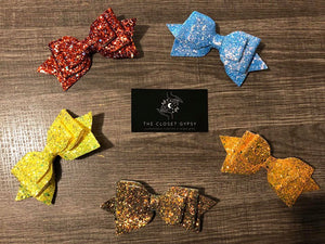 Pretty In Glitter-Abstract Tone Hair Bow Collection