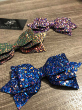 Load image into Gallery viewer, Pretty In Glitter-Dark Tone Hair Bow  Collection
