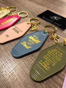 Vintage Hotel Key Chains