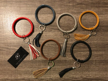 Load image into Gallery viewer, Leather Key Fob, Key Rings
