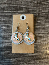 Load image into Gallery viewer, Glitter unicorn Earrings
