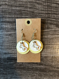 Glitter unicorn Earrings