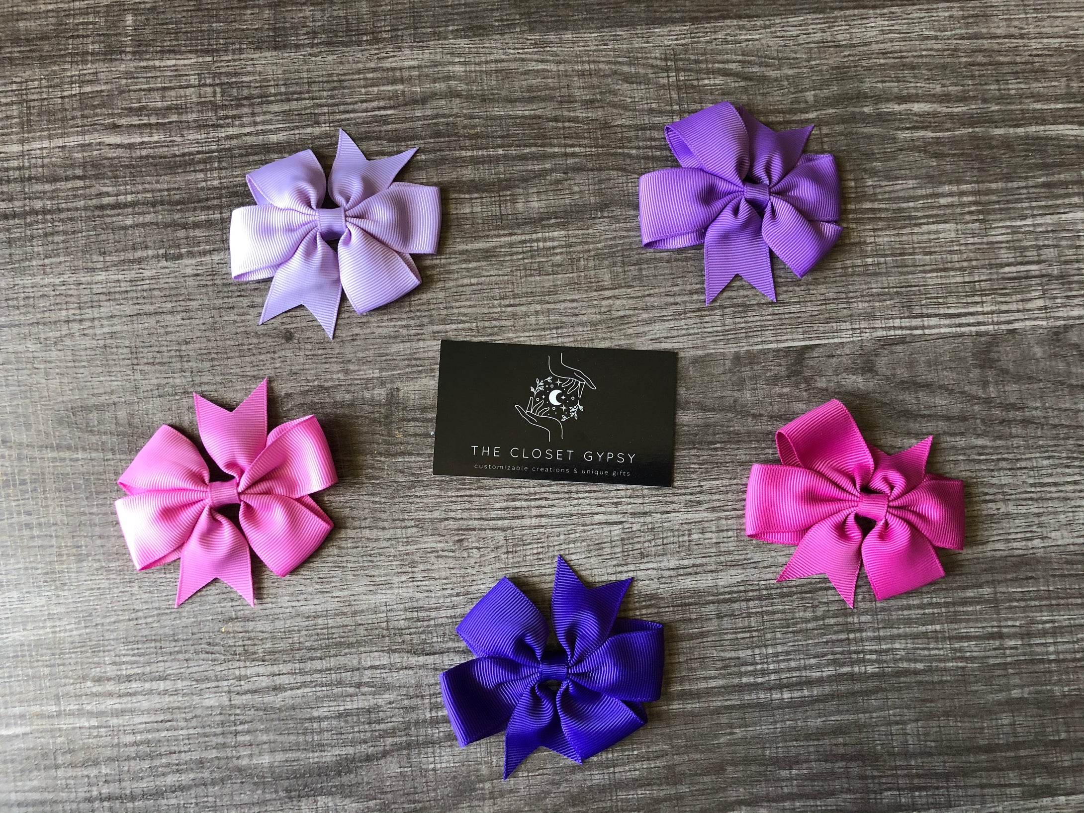 “The Color Purple”-Tiny Bow Collection